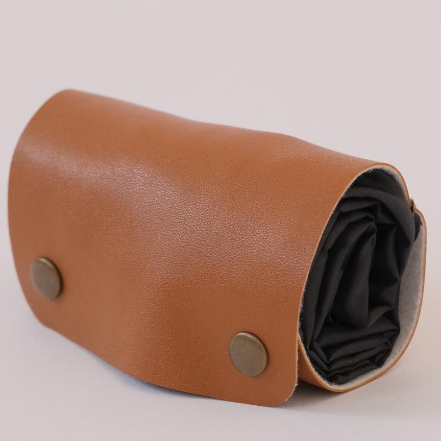 コンパクトエコバッグ（BLACK×BROWN)10cm |  | 02
