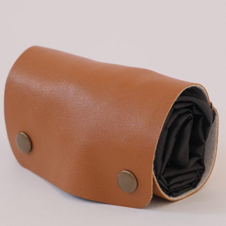 コンパクトエコバッグ（BLACK×BROWN)15.5cm |  | 02