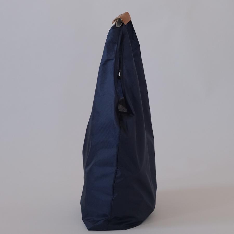コンパクトエコバッグ（NAVY×BROWN)10cm |  | 01
