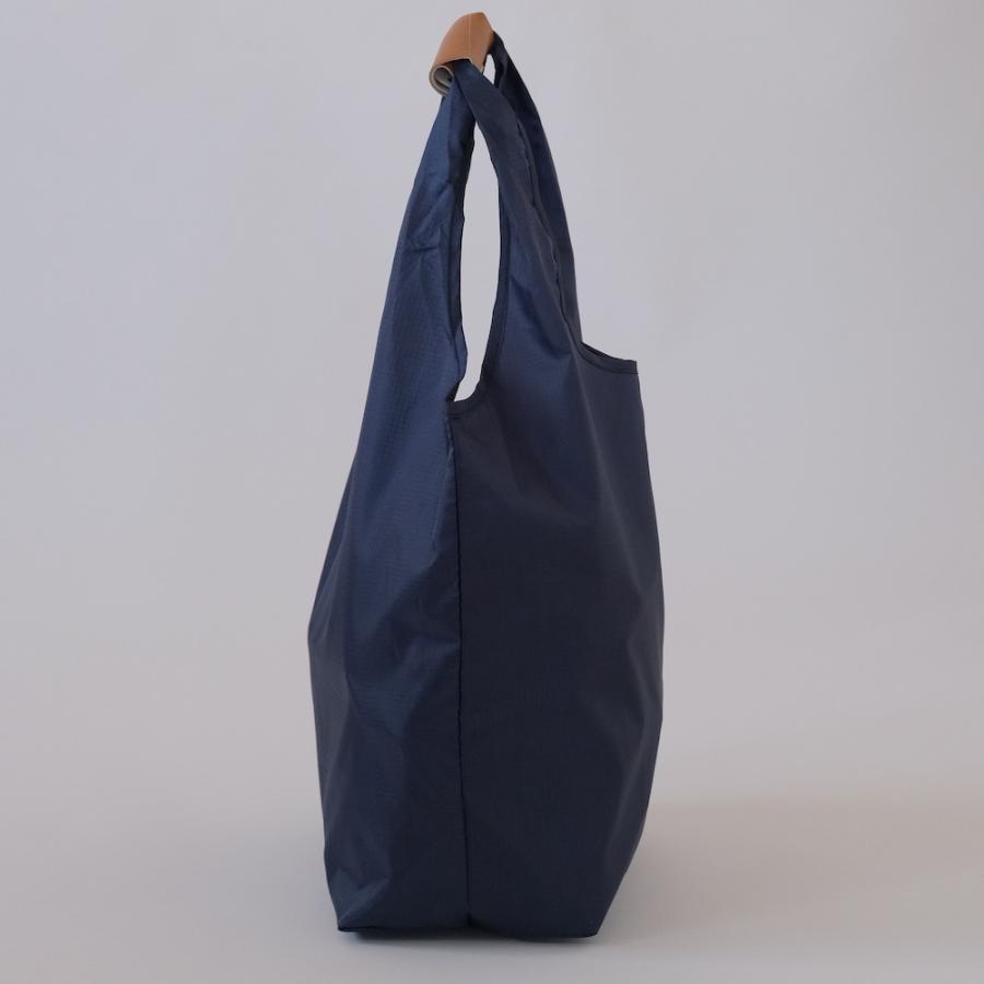 コンパクトエコバッグ（NAVY×BROWN015.5cm |  | 01