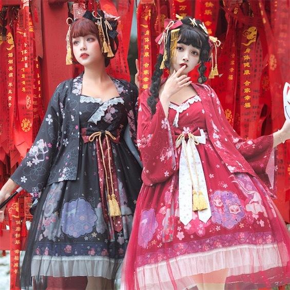 売り切れ必至 ワンピース チャイナ服 ロリータ 3点セット 中華風 レディース 羽織 コスプレ ハロウィン かわいい 花火大会 お祭り 髪飾り付き 全店2点送料無料 代引き手数料無料 Www Theculturewire Com