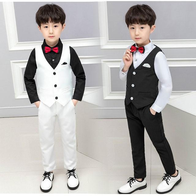 男の子 スーツ 4点セット フォーマルスーツ 子供スーツ ベストスーツ 夏用 男児 結婚式 ピアノ 発表会 90 100 110 1 130 140 150 全品2点送料無料 Sag705 サンドリスオンライン 通販 Yahoo ショッピング