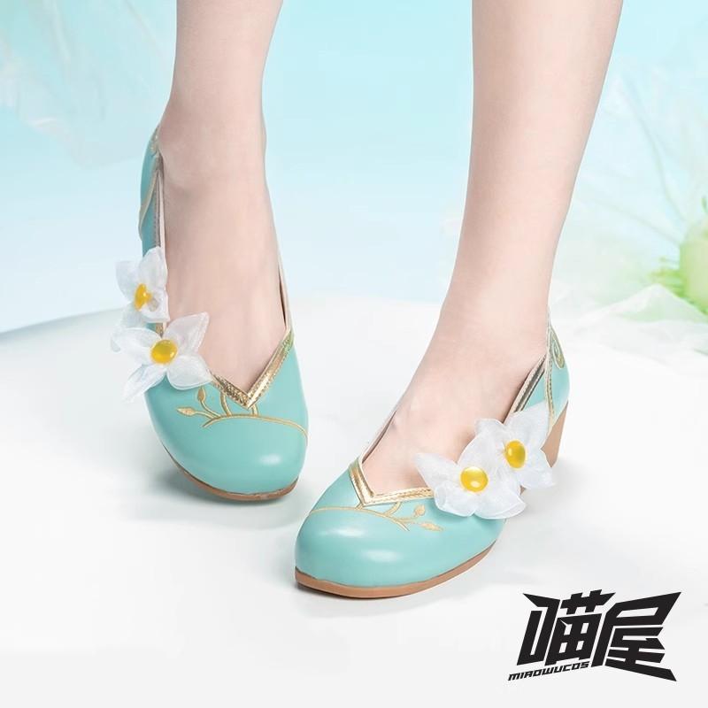 猫屋小舗 逆水寒 コスプレ 九霊 素問 衣装　 ウィッグ 靴 　追加可