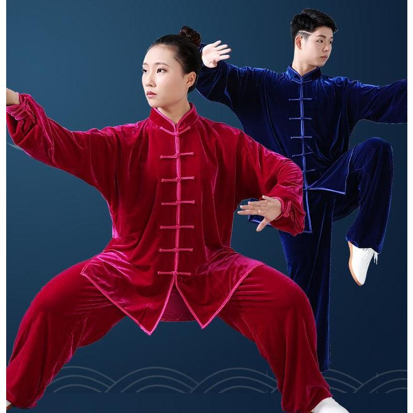 太極拳ウェア メンズ レディース 太極拳服 セットアップ 表演服 練習着 カンフー服 演武用服 起毛生地 上下セット 男女兼用 9色 秋 冬 全店2点送料無料 Sand2765 サンドリスオンライン 通販 Yahoo ショッピング