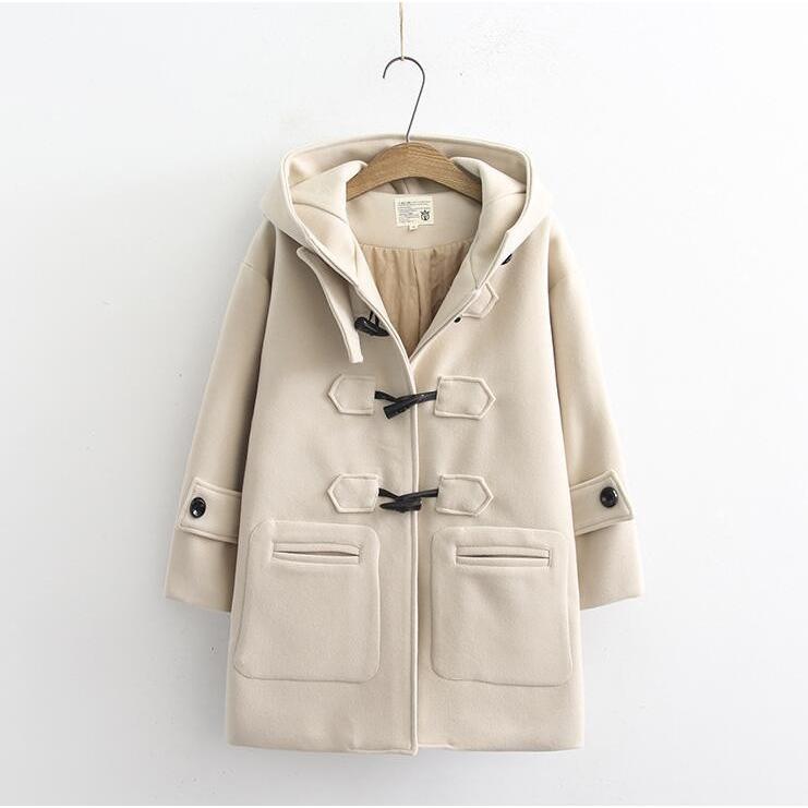 ピーコート レディース Pコート ロング丈 ダッフルコート 冬アウター フード付き キルティングコート 中綿コート 森ガール 通学 高校生 無地 3色 Sand3246 サンドリスオンライン 通販 Yahoo ショッピング