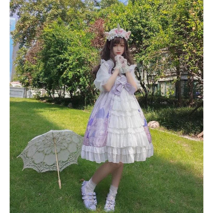 激安ロリータ服 ロリータワンピース レディース 可愛いワンピ ジャンパースカート レース 美少女ウェア お姫様 柄付き 2色 全店2点送料無料 Sand3870 サンドリスオンライン 通販 Yahoo ショッピング