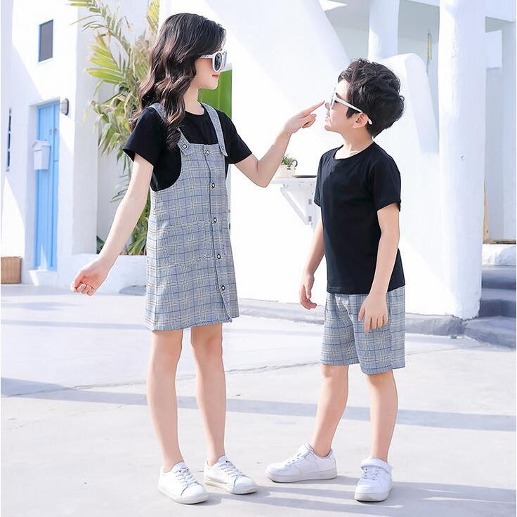 夏親子コーデ カップルお揃い 可愛い親子ペア 家族お揃い服 夏 家族コーディネート キッズｔシャツ 子供サロペット 旅行 海 全店2点送料無料 Sand4157 サンドリスオンライン 通販 Yahoo ショッピング