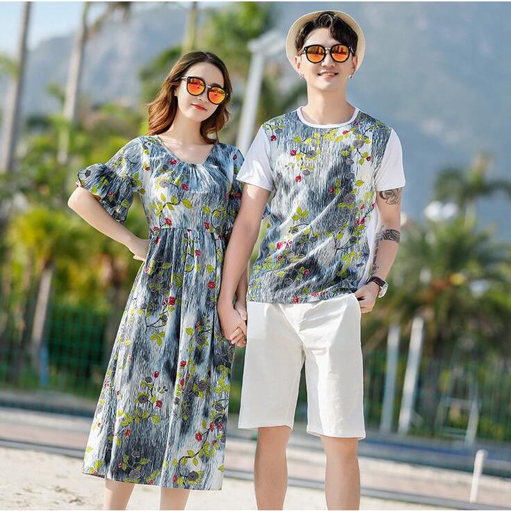 夏親子コーデ 家族お揃い服 リゾート風親子ペア 家族コーディネート カップルお揃い メンズｔシャツ レディース花柄ワンピ リゾート 海旅行 全店2点送料無料 Sand4161 サンドリスオンライン 通販 Yahoo ショッピング