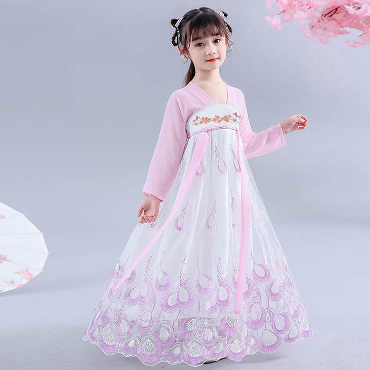 女の子ロングワンピース 子供漢服 長袖 キッズ中華服 可愛い中華風ワンピース お姫様ワンピース シイフォワンピース 花柄刺繍 3色 全店2点送料無料 Sand4178 サンドリスオンライン 通販 Yahoo ショッピング