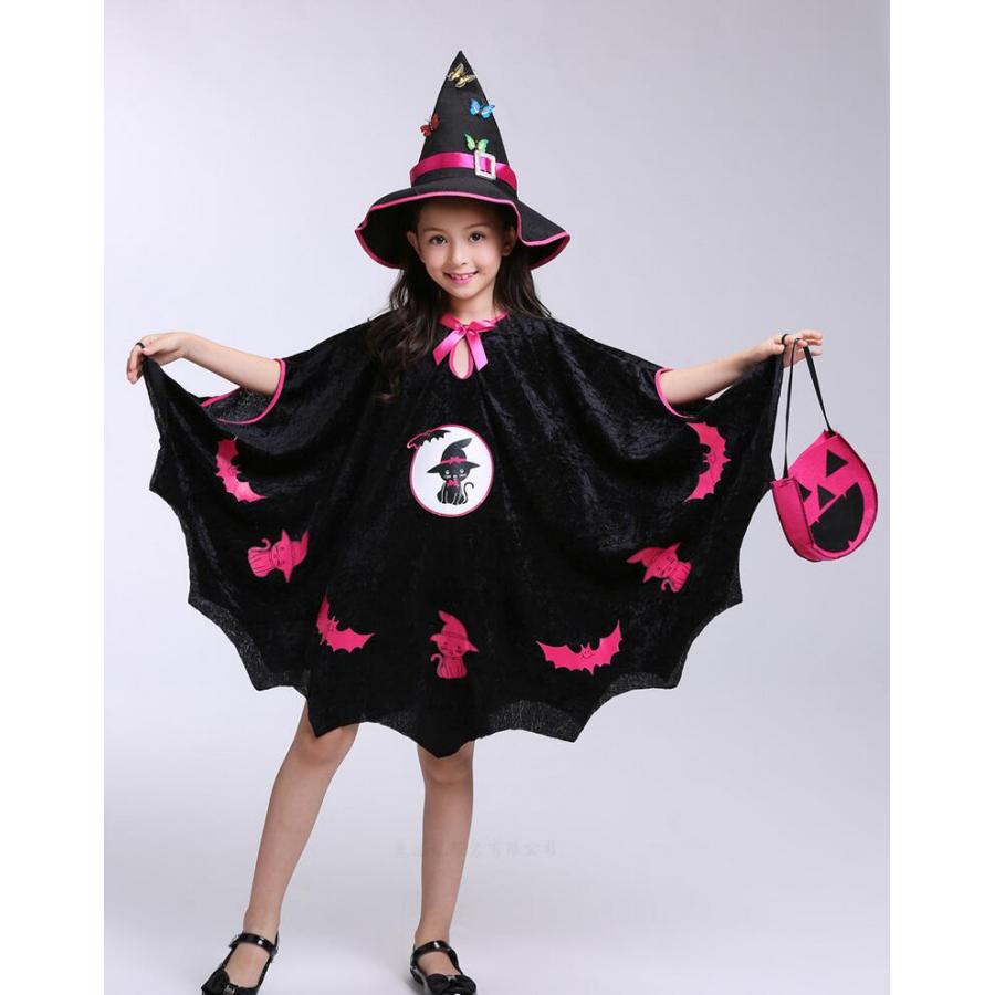 ハロウィン衣装 子供コスチューム 女の子 ハロウィンコスチューム 魔女コスプレ 小悪魔 魔法使い ハロウィンパーティー 仮装 イベント 可愛いコスチューム Sand4379 サンドリスオンライン 通販 Yahoo ショッピング