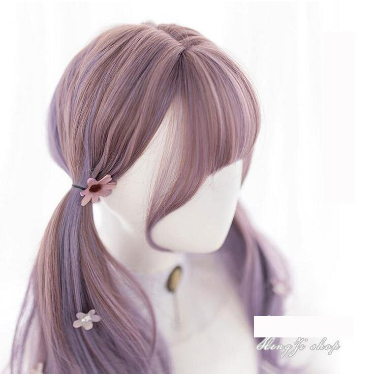 カラーウィッグ 巻き髪 ウェーブ ロングヘア グラデーション レディースウィッグ Wig ロリータコーデ パーティー 仮装 女装 変装 ヘアネット付き Sand4429 サンドリスオンライン 通販 Yahoo ショッピング