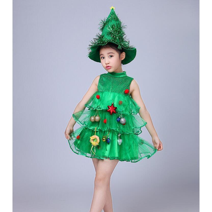 キッズコスチューム クリスマスコスチューム クリスマスツリー コスプレ衣装 幼稚園 女の子 クリスマスパーティー 演劇 舞台劇 ダンス衣装 仮装 Sand4644 サンドリスオンライン 通販 Yahoo ショッピング