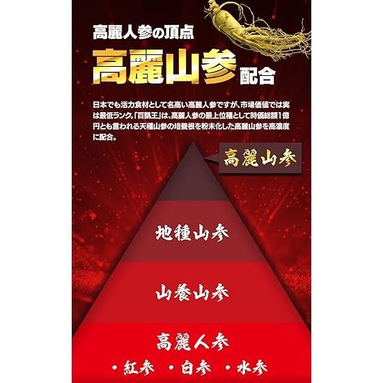 百凱王 ひゃっかいおう サプリ ヒャッカイオウ 90粒入り 高麗人参 百歳 