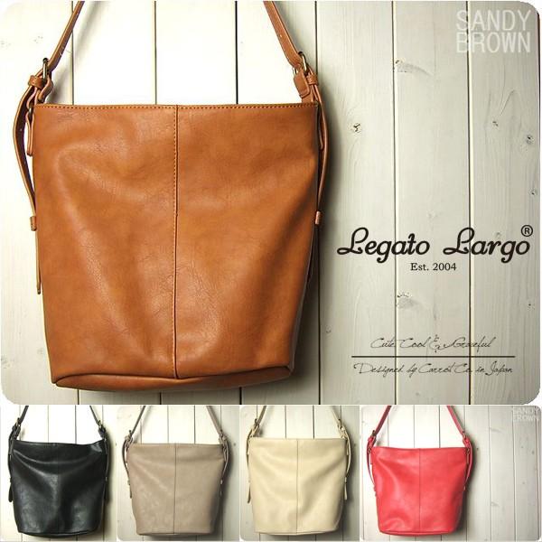 日本製 ショルダーバッグ レディース バケツ型 Legato Largo レガートラルゴ