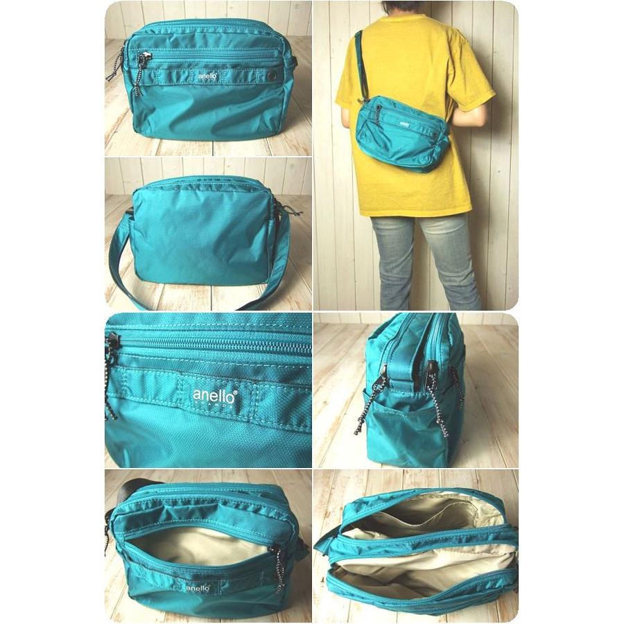 ショルダーバッグ レディース 軽い 斜め掛け anello アネロ 軽量撥水ダイヤモンドクロスナイロン 2層 ショルダーバッグ 40代 50代 60代 | anello GRANDE | 11