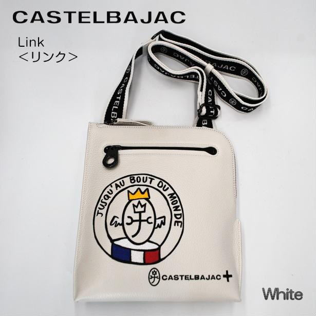 CASTELBAJAC カステルバジャック ショルダーバッグ 牛革 リンク