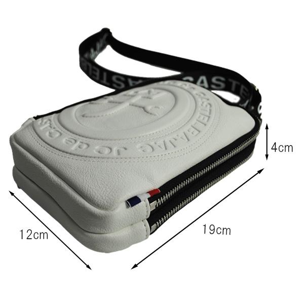 CASTELBAJAC（カステルバジャック） スマホショルダーダブルファスナー