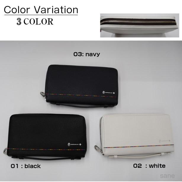 カステルバジャック スマートセル セカンド クラッチバッグ アーチ 牛革 074211