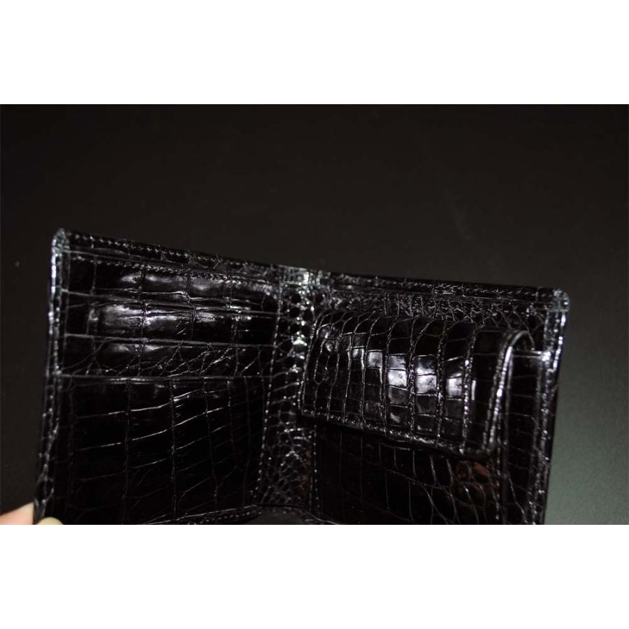 美品 Genuine Crocodile Skin 本クロコダイル 二つ折り財布 楽天市場】クロコダイル 二つ折り財布 財布 ワニ革 本革