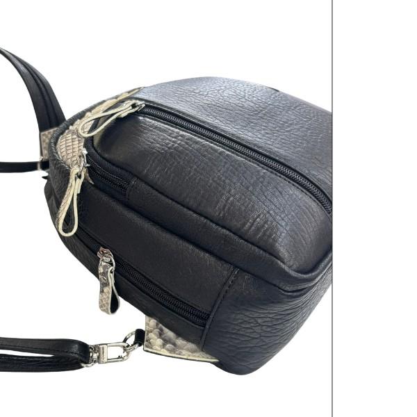 リュック　ワンショルダーバッグ　ラム革＆パイソン GENUINE LEATHER　ps-314 軽量 |  | 08