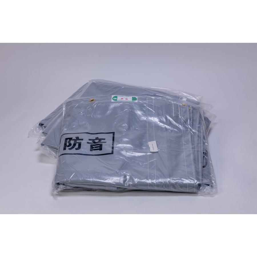 防音シート 超軽量 （厚さ0.4mm）1.8m×5.4m【40枚セット】グレー 足場