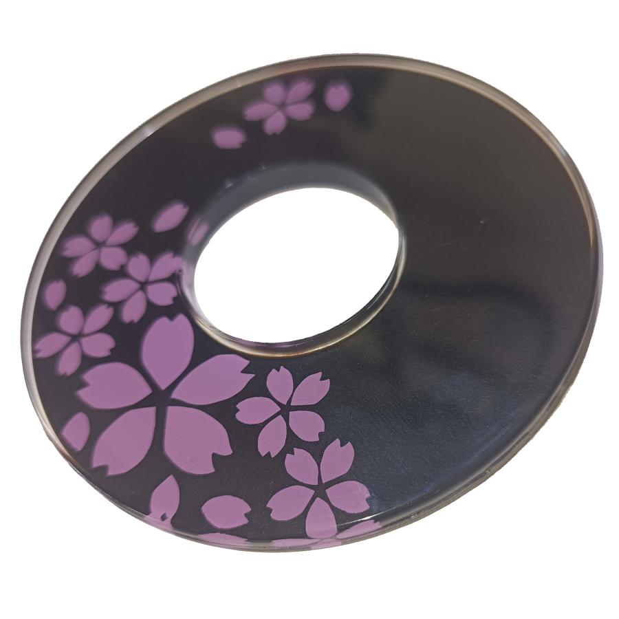 鍔(つば) 8点セット 金属製 加工所取寄せ品】竹刀用・鍔(つば・ツバ)○特製三筋縫合せ鍔 L