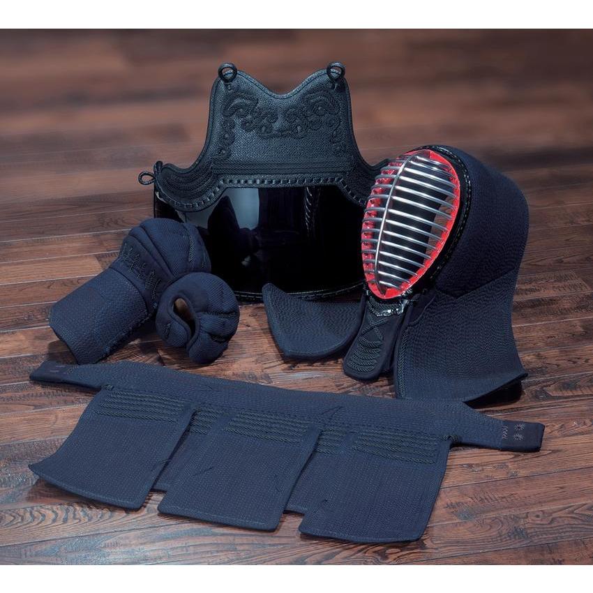 松勘工業 冠1.8分カンムリ刺B 武州紺織刺・紺革 防具セット (一般用