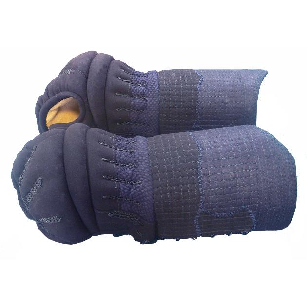 松勘工業】 活人 総人工紺革十字刺 甲手単品 (中高生・ 一般用