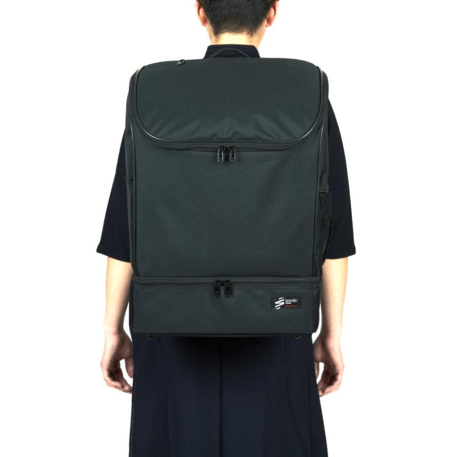 SHINBU 信武　 タンクナイロンリュック２段式　剣道 防具袋　サイズ S・L 剣道 防具袋 バッグ ○タンクナイロンリュック2層式 加工所お