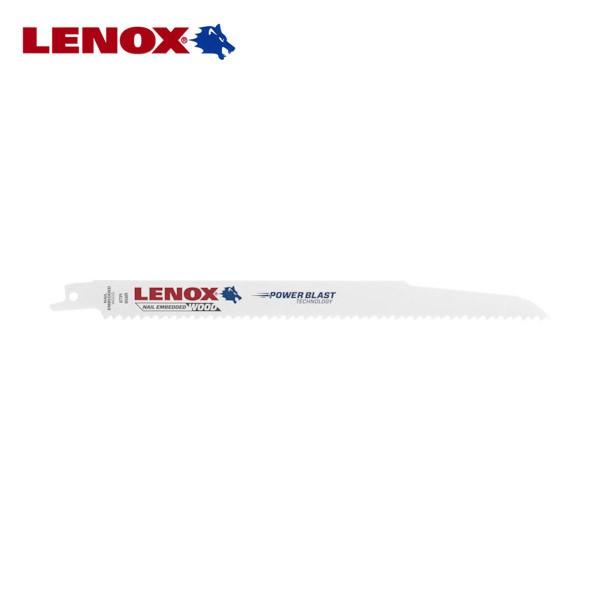 LENOX(レノックス) バイメタルセーバーソーブレード 木材(釘入可）用(５枚入り) / 20582-956R / 全長225mm×幅20mm×刃厚1.3mm / 山数6T 切断工具 / 先端工