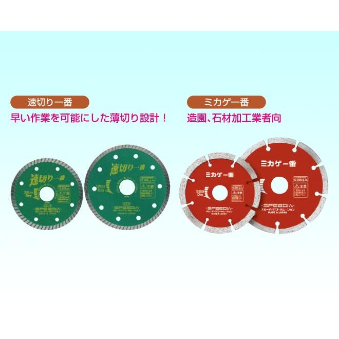 スピーディア(SPEEDIA) 速切り一番 / 乾式ダイヤモンドカッター