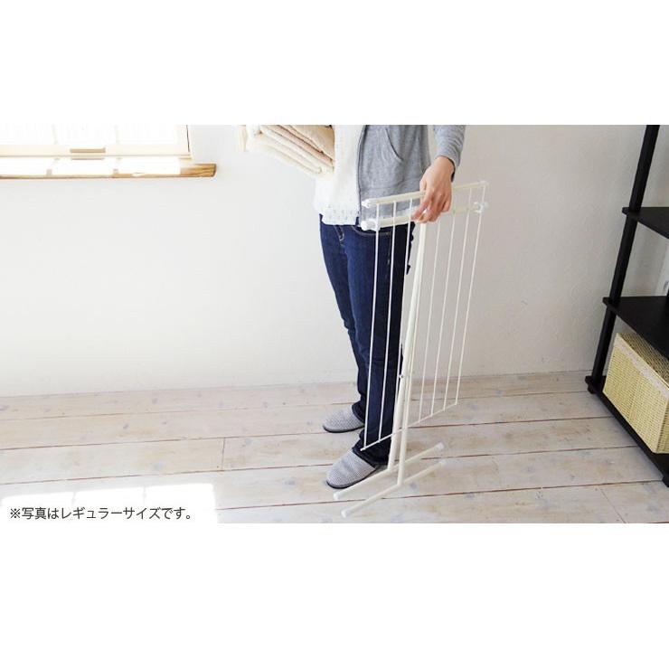 物干し タオルハンガー 室内物干し 物干しスタンド タオル掛け 洗濯物干し タオル干し スリム 折りたたみ バスタオル レギュラーサイズ ekans エカンズ OT-12W | ekans | 07