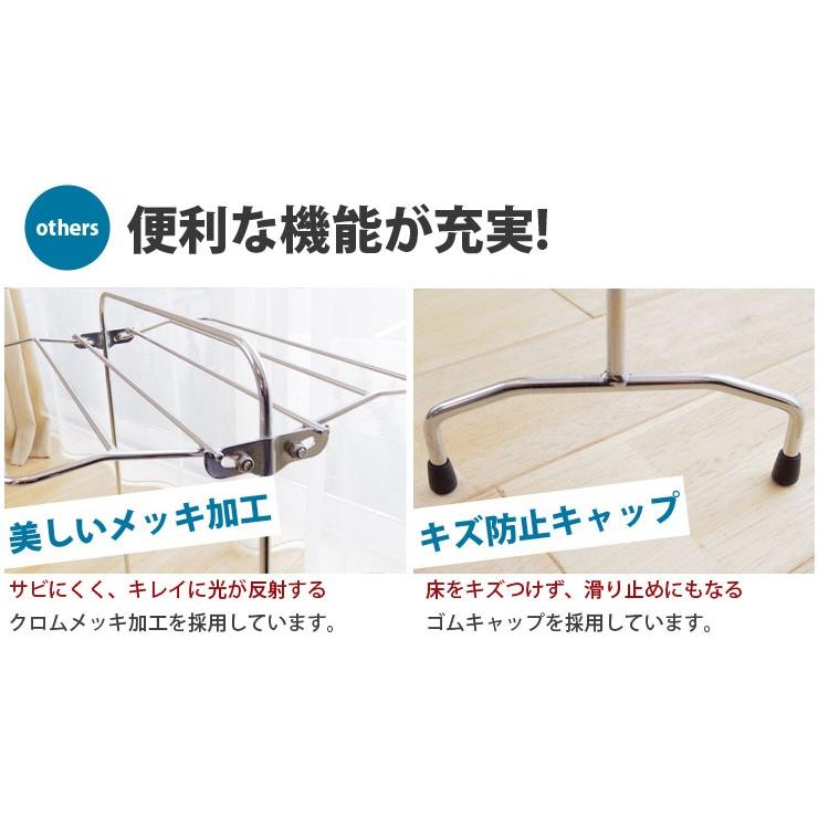 物干し タオルハンガー 室内物干し 物干しスタンド タオル掛け 洗濯物干し タオル干し スリム 室内 折りたたみ 部屋干し 旅館 ホテル ekans エカンズ OT-50｜sanesufitting｜07