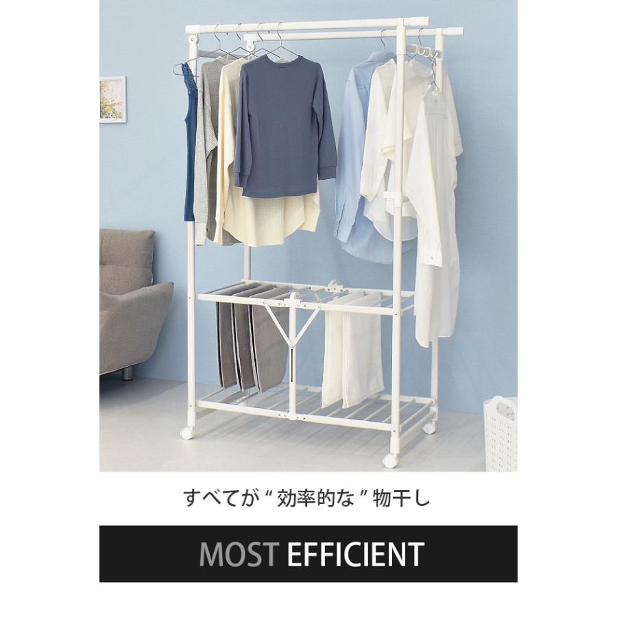 室内物干し 物干し 室内 布団干し 物干しスタンド 折りたたみ 部屋干し 洗濯物干し アルミ 軽い 軽量 タオルハンガー コンパクト ekans エカンズ WT-80AW | ekans | 03
