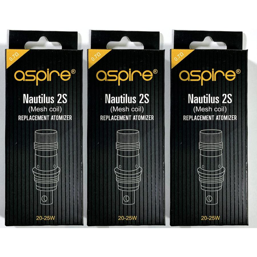 aspire nautilus 対応 互換 交換 コイル 5個入り 3箱セット アスパイア