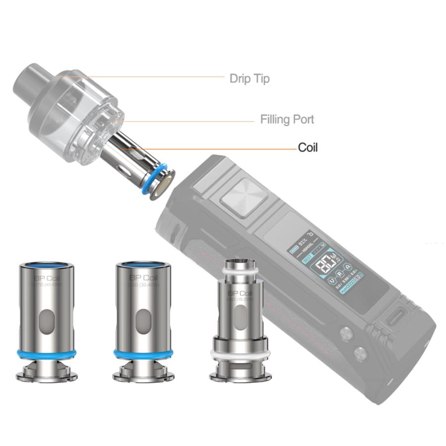 aspire bp 交換用コイル bp60 BP80 Nautilus Prime X TEKNO 5個 セット アスパイア コイル coil 0.17Ω 0.3Ω 0.6Ω 電子タバコ vape ベイプ コイル｜sanesuline｜06