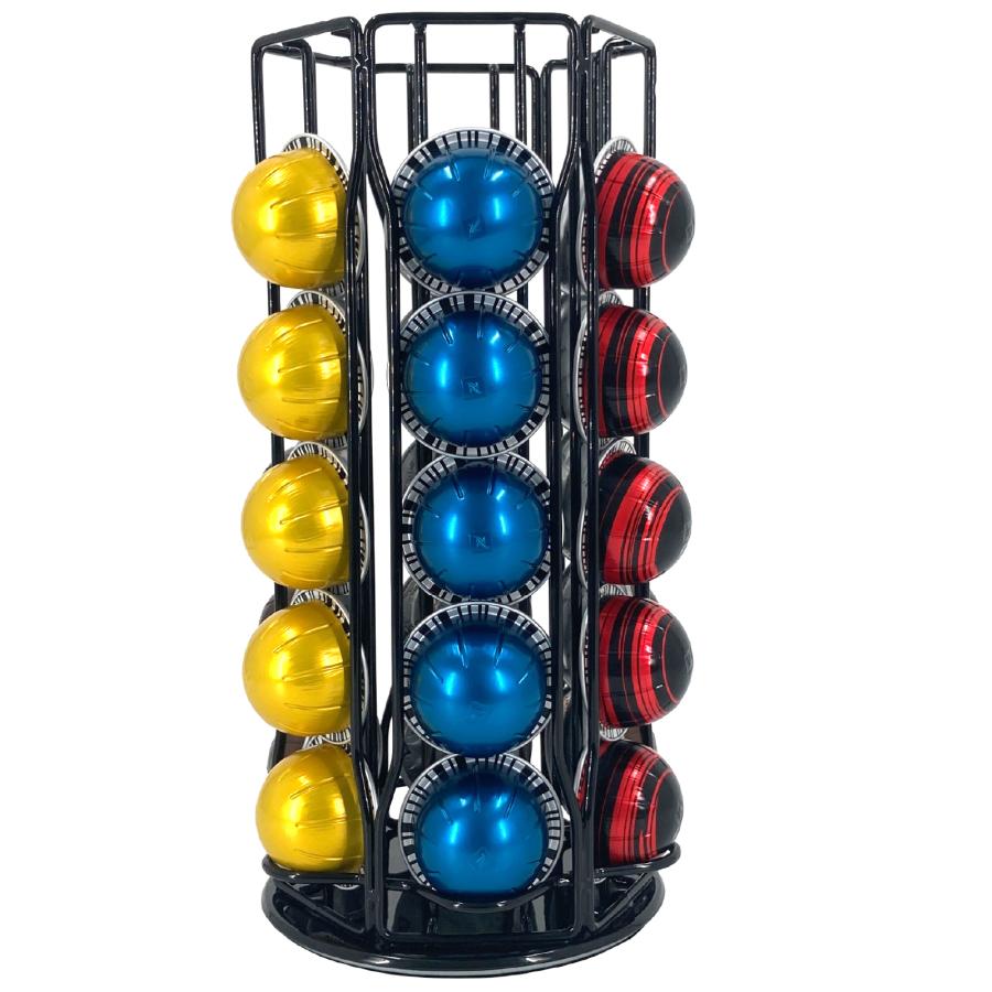 NESPRESSO ヴァーチュオ コーヒーメーカー　カプセルホルダー付き Nespresso Vertuoline Vertuo 20カプセル収納 カプセル 対応