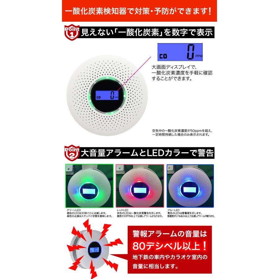 一酸化炭素測定器検知器温度機能付き検出器高精度ガス中毒警報機0-500PPM 楽天市場】＼クーポンで1000円OFF！／ 『ランキング1位入賞！新登場