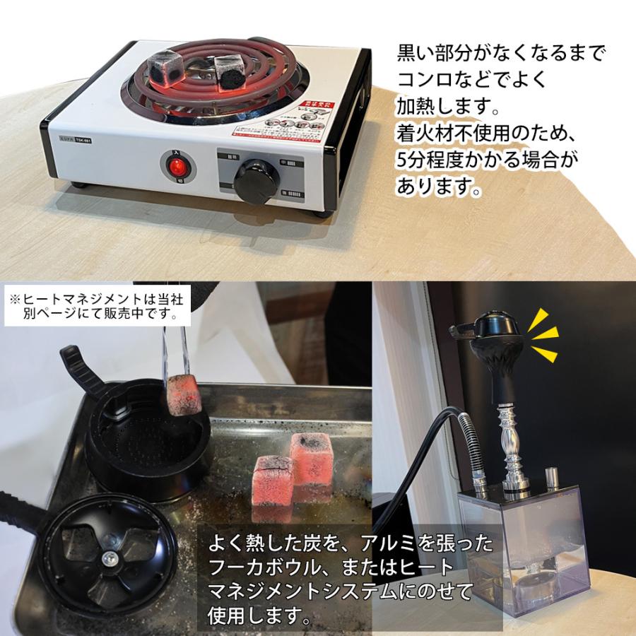 シーシャ 炭 最高品質 グレードS Dr. Smokes 72個 96個 2個セット
