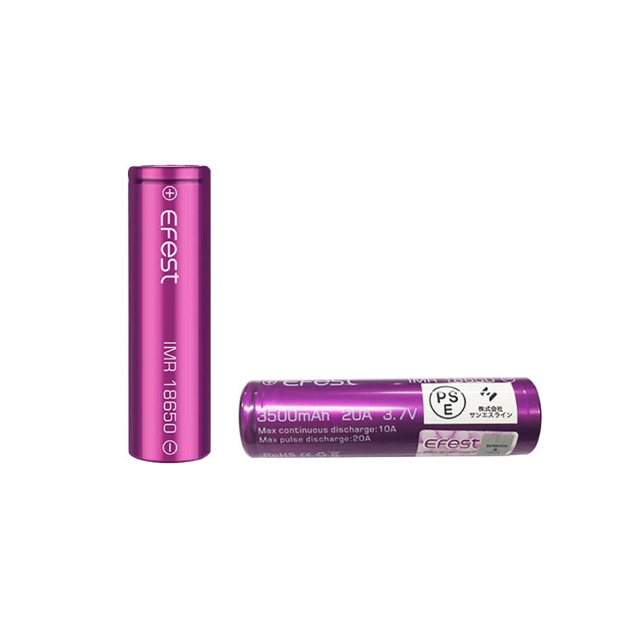 電子タバコ VAPE ベイプ 電池 Efest IMR 18650 3500mAh 20A イー