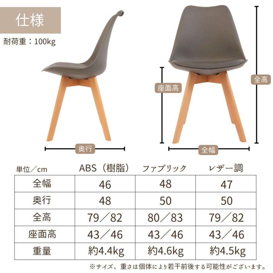 ダイニングチェア イームズチェア 風 2脚セット 1脚あたり実質3,240円