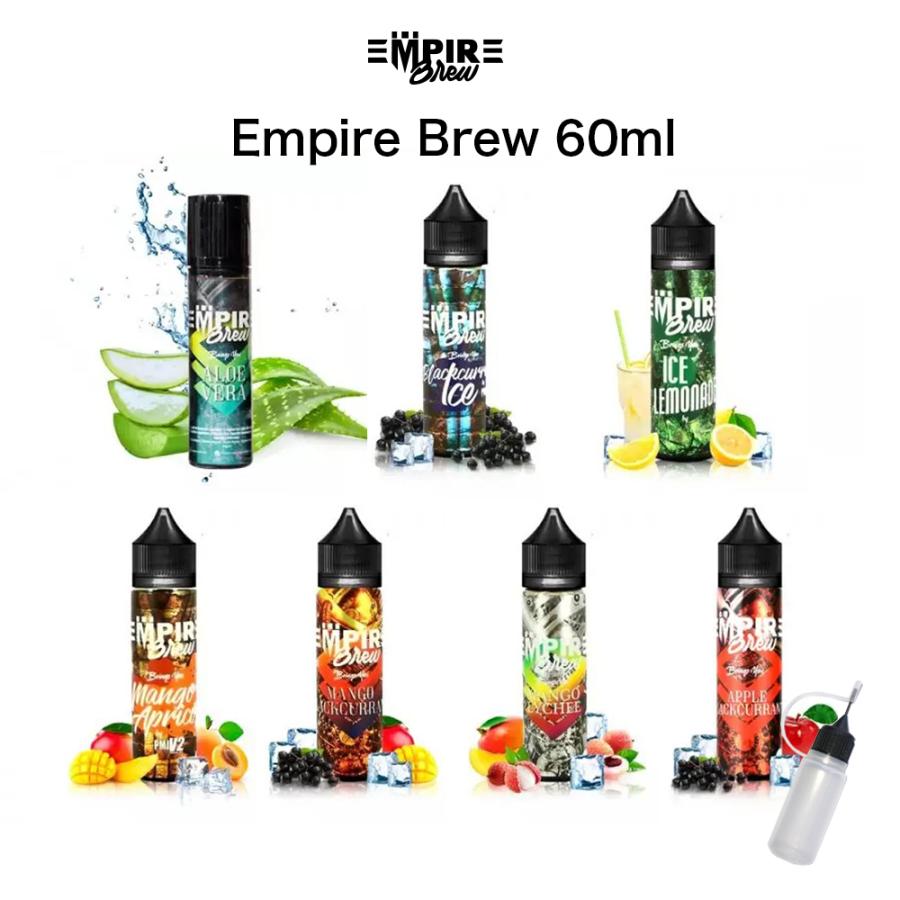 Empire Brew 60ml エンパイア ブリュー Vape ベイプ 電子タバコ リキッド 大容量 輸入 タール ニコチン0 Pod型 に便利なニードルボトル付 爆煙 Empire60 サンエスライン Yahoo 店 通販 Yahoo ショッピング