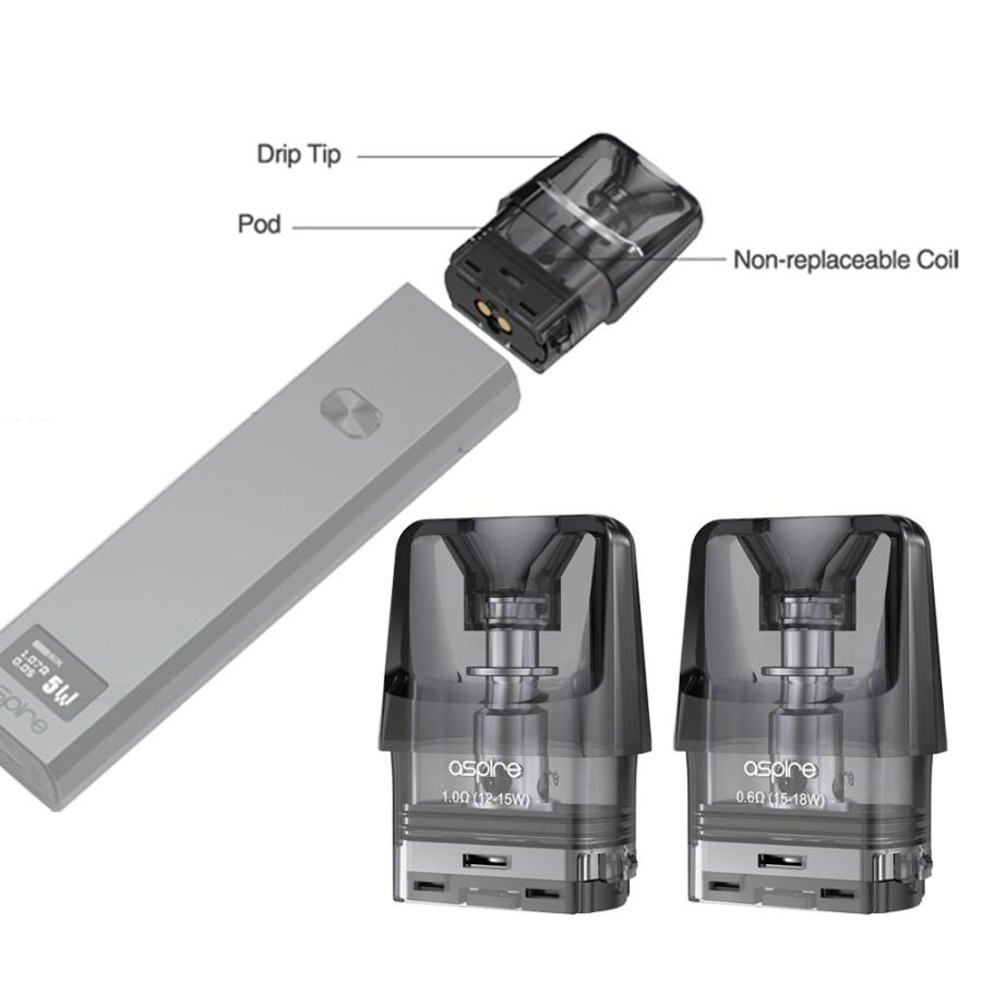 aspire favostix POD カートリッジ 3ml 1.0Ω 0.6Ω 3個入り 3箱セット 電子タバコ VAPE ベイプ アスパイア ファボスティックス 交換 対応 | aspire | 05
