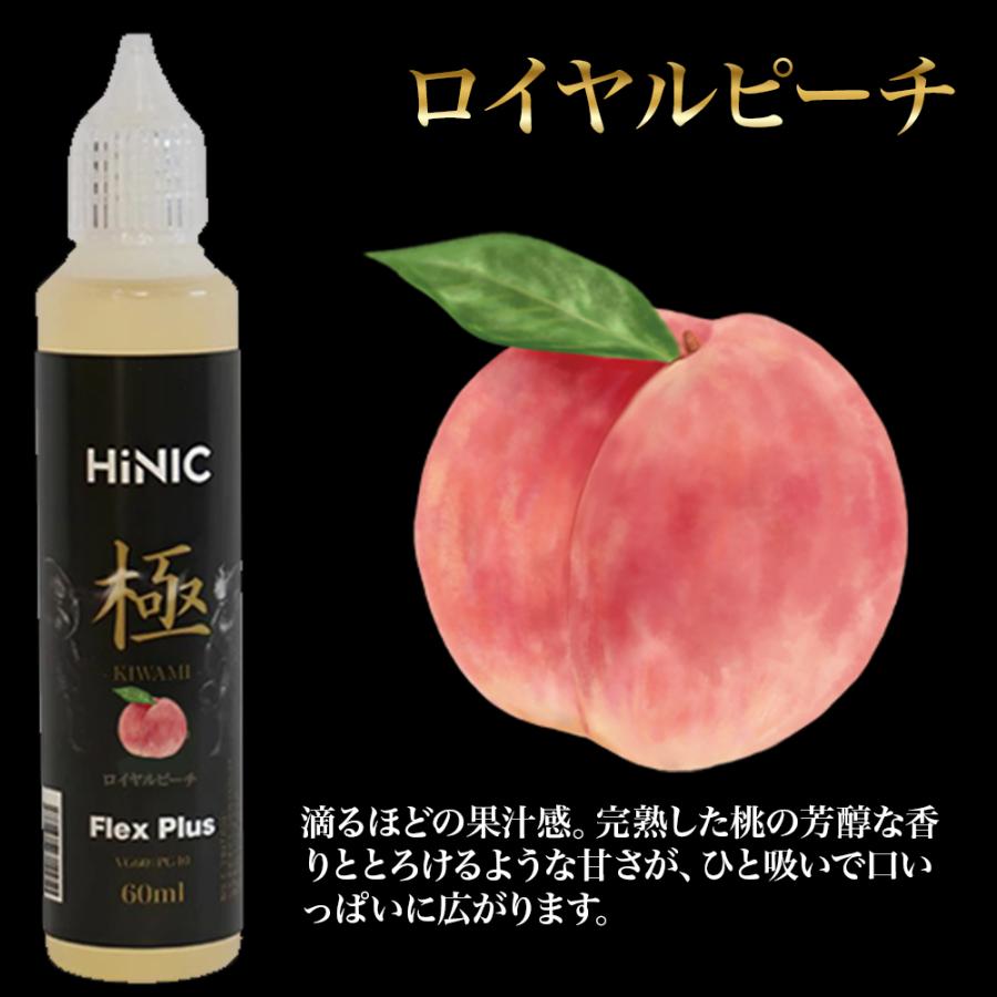 FlexPlus HINIC 極 リキッド 60ml 電子タバコ VAPE ベイプ 国産
