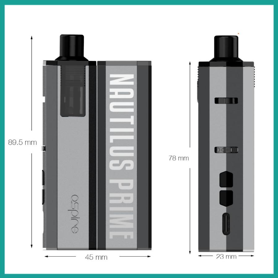 Aspire Nautilus Prime アスパイア ノーチラス プライム バッテリ 内蔵 Type C 急速充電 大容量 Rba対応 電子タバコ Vape ベイプ 本体 Pod Nautiluspm サンエスライン Yahoo 店 通販 Yahoo ショッピング