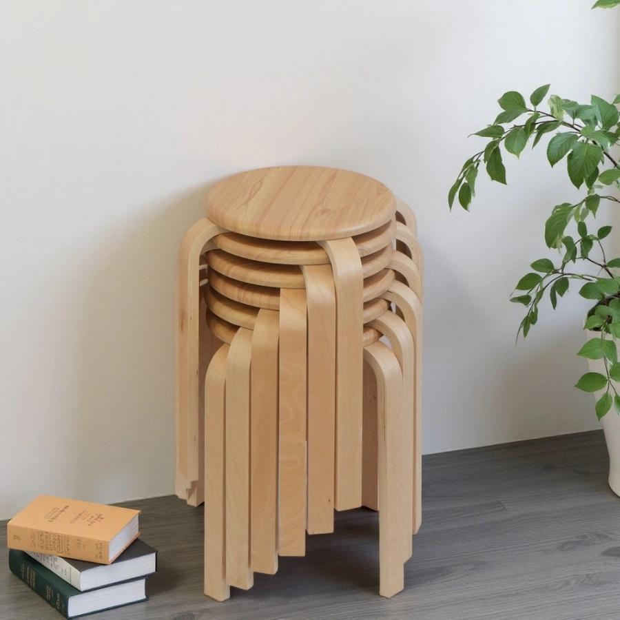 スタッキングチェア スツール 完成品 2脚 4,680円〜 4脚 6脚 パーチスタック 木製 北欧 丸椅子 シンプル コンパクト 軽量 腰掛け イス 椅子 玄関 キッチン |  | 08