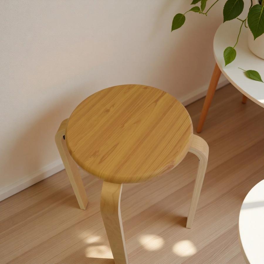 スタッキングチェア スツール 完成品 2脚 4,680円〜 4脚 6脚 パーチスタック 木製 北欧 丸椅子 シンプル コンパクト 軽量 腰掛け イス 椅子 玄関 キッチン |  | 09