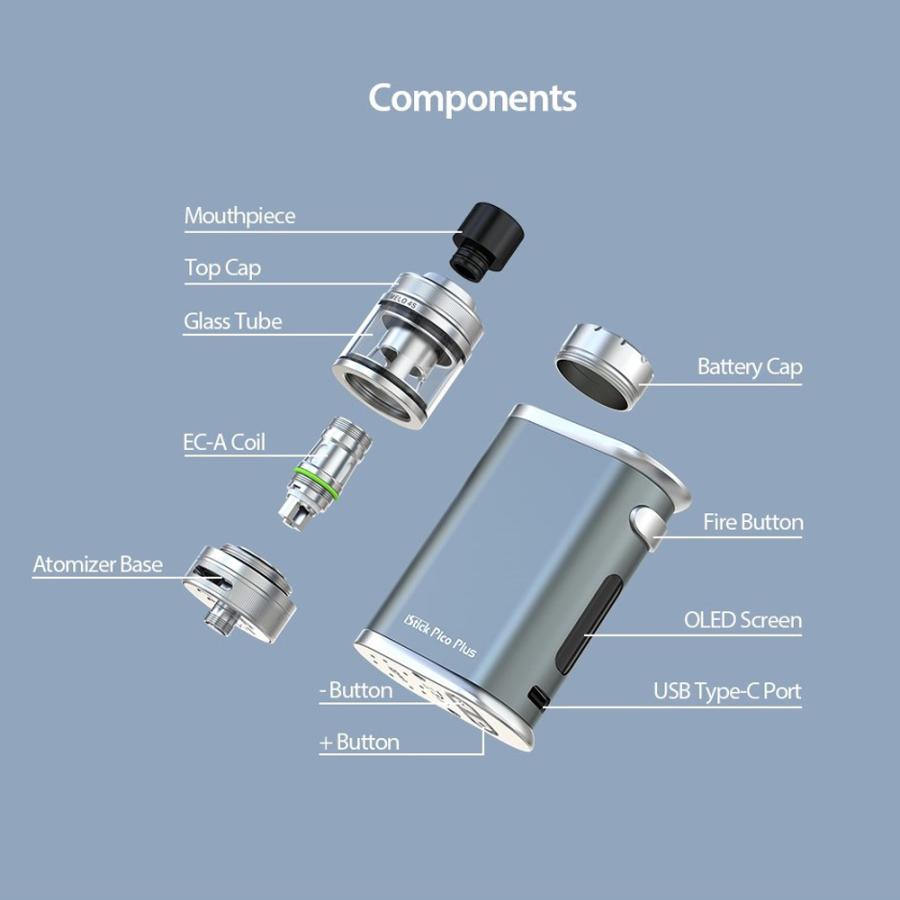 eleaf istick pico plus kit バッテリーセット イーリーフ アイスティック ピコ プラス スターターキット 電子タバコ vape ベイプ 本体 mod アトマイザー 爆煙 | ブランド登録なし | 17