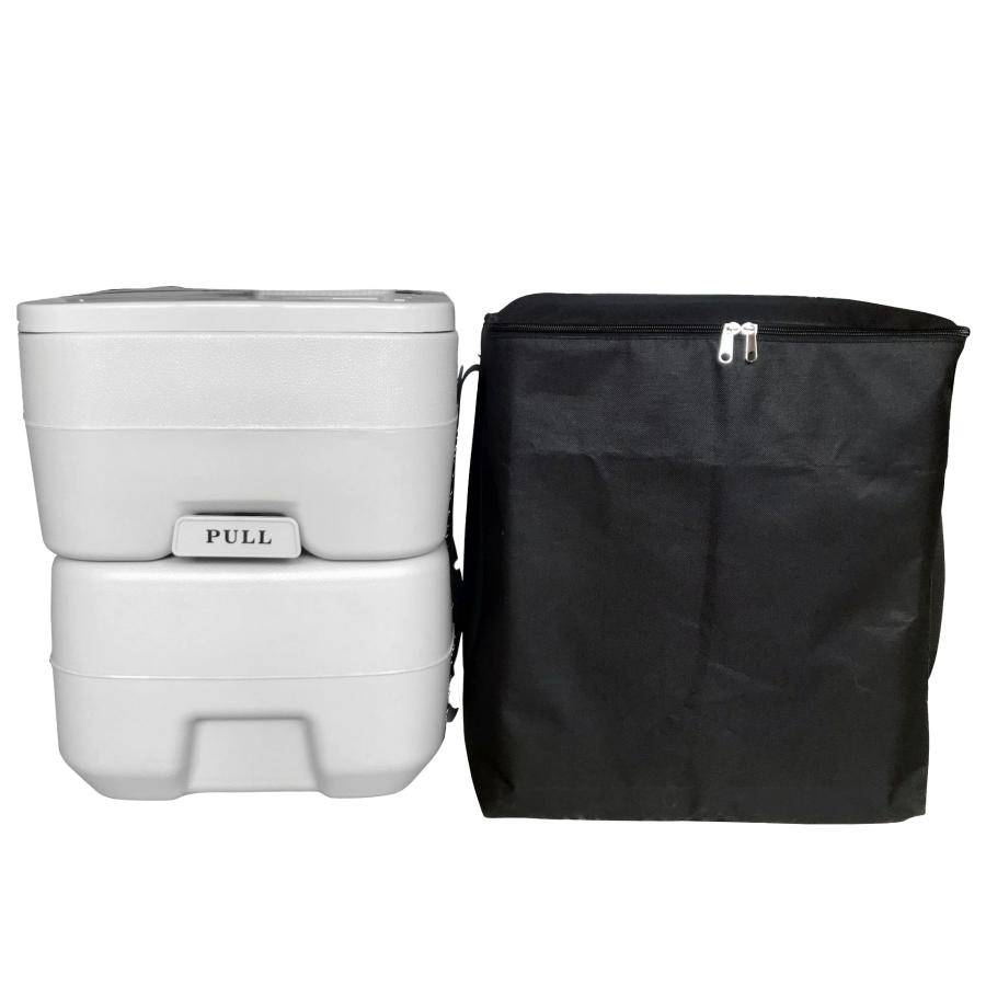 ポータブルトイレ収納バッグ 10L 20L 兼用 携帯 キャリーバック 水洗