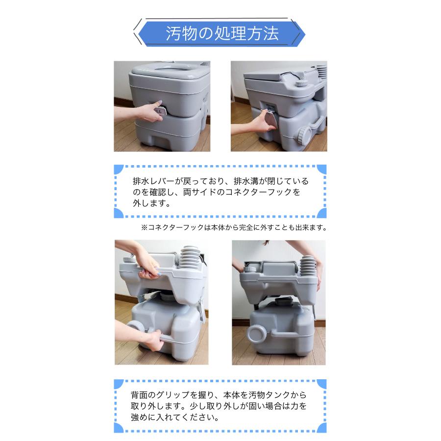 簡易トイレ 水洗 10L 交換用 予備 タンク 介護 防災 水洗式 タンク